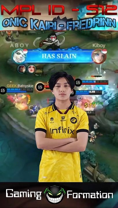 Onic Kairi Fredrinn vs Geek Fam