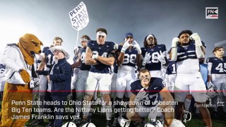James Franklin Says Penn State Is Getting Better Ahead of Ohio State Game