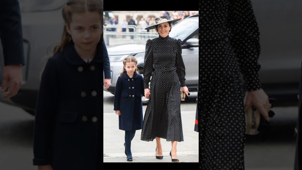 ROYALS IN SHOCKED!! Princess Charlotte and her mother Kate are seen "twinning," which is adorable