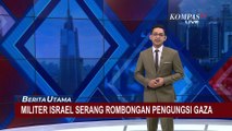 Rekaman Militer Israel Serang Rombongan Pengungsi Gaza