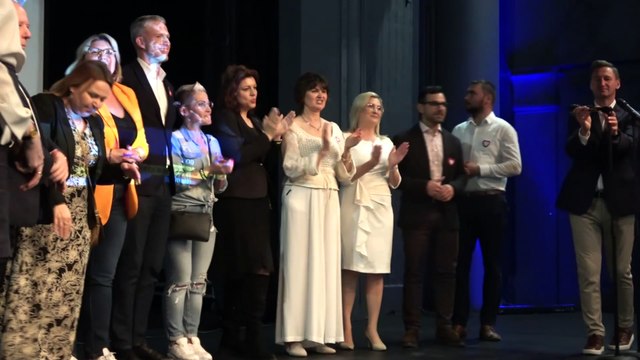 Wybory parlamentarne 2023. Wieczór wyborczy Koalicji Obywatelskiej w Szczecinie