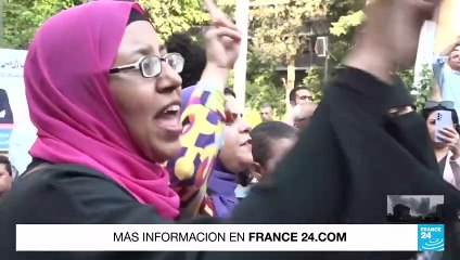 Ciudadanos egipcios se manifiesta en apoyo al pueblo palestino