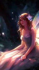 Fairy tale motivation story with fairy magical story