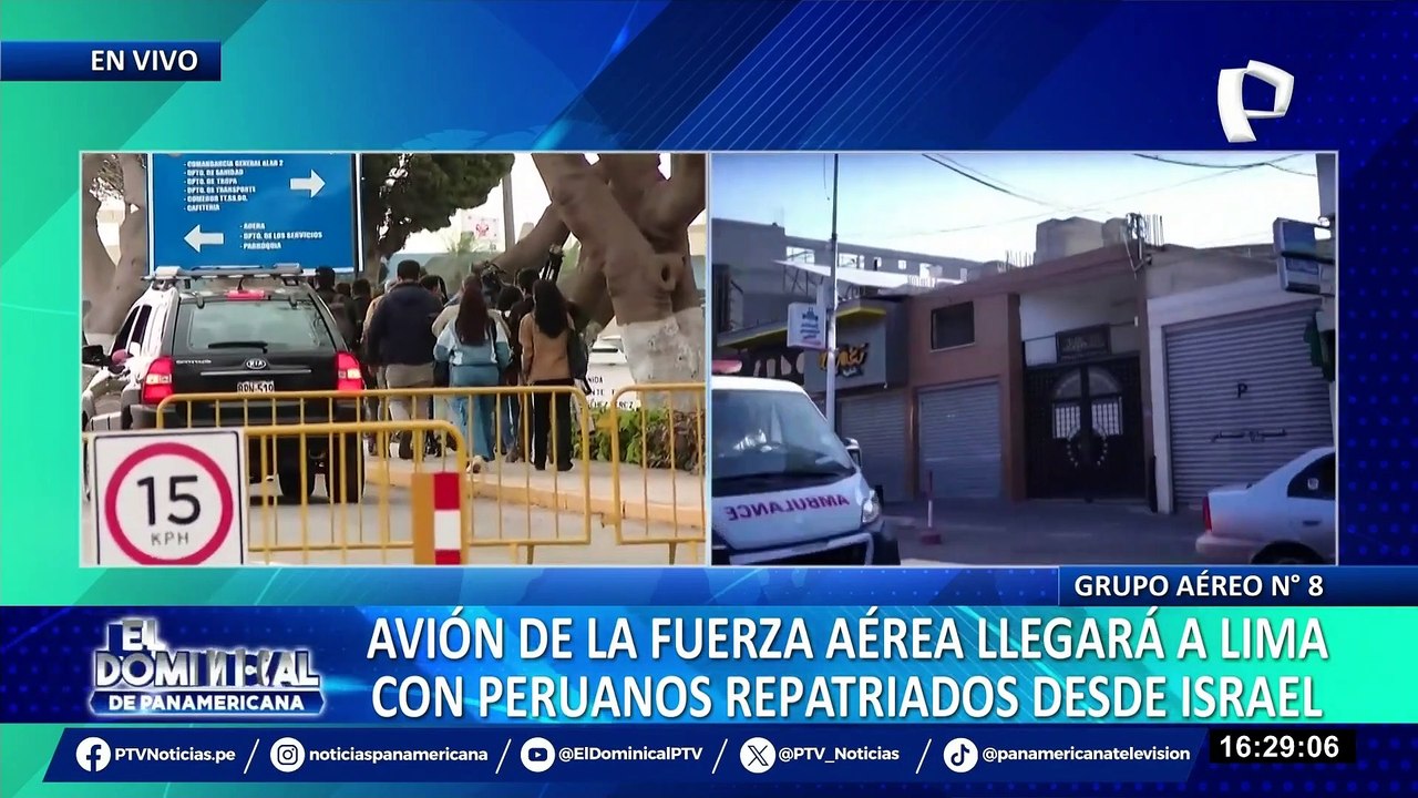 Guerra en Israel: arriban a la capital 25 peruanos repatriados desde el medio oriente