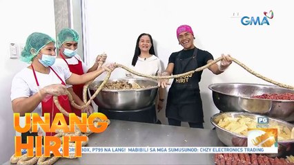 Chef JR, mapapasabak sa paggawa ng 400 kilos ng longganisa! | Unang Hirit