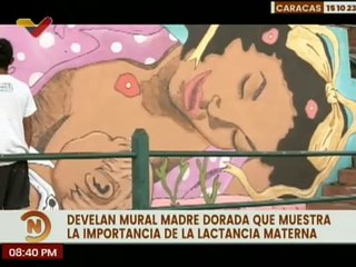 Caracas | La Casa Taller a través del arte realiza mural “Madre Dorada” en la comunidad Bella Vista