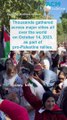 Free Palestine protests across world's major cities in wake of Gaza Strip conflict