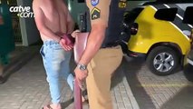 Homem é detido pela PM por ameaçar mulher
