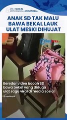 Terungkap Sosok Bocah SD di Bojonegoro yang Viral Bawa Bekal Lauk Ulat, Santai Meski Diejek Teman