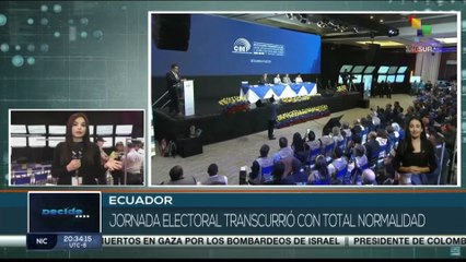 Ecuador: Jornada electoral transcurrió con total normalidad