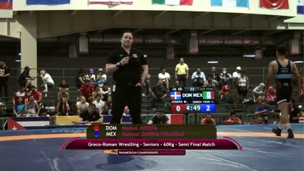 GR 60 KG - SF - Maikol Josefa (DOM) vs. Samuel Gurria Vigueras (MEX)
