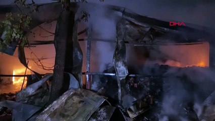 Çatalca'da Fabrikada Yangın Çıktı