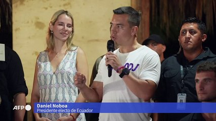El empresario Daniel Noboa es elegido como el presidente más joven de Ecuador