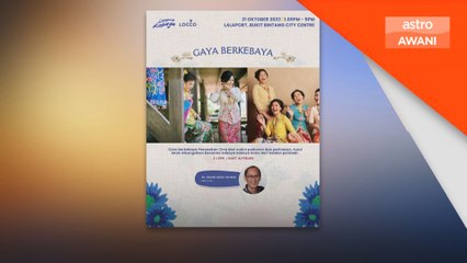 Perkukuh usaha membudayakan kebaya sebagai identiti bangsa