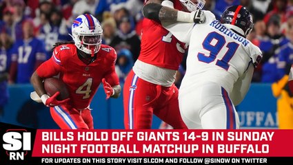 Bills Hold Off Giants 14-9