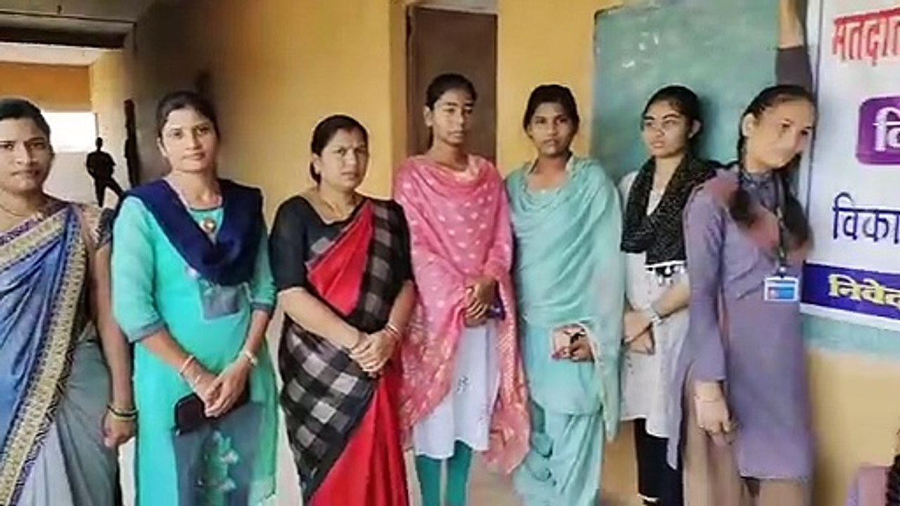 Took oath for voter awareness by making rangoli