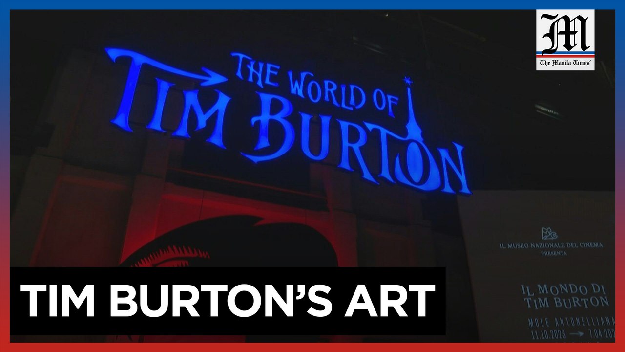 Tim Burton presents new and 'exciting' exhibition in Italy's Turin