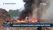 Kebakaran TPA Bakung Bandar Lampung Masih Terjadi