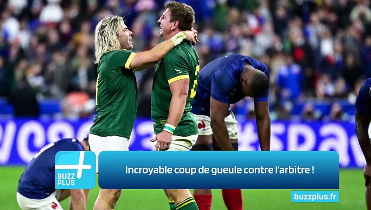 Incroyable coup de gueule contre l’arbitre !
