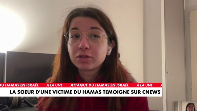Chloé Ghnassia, sœur d'un soldat franco-israélien tué : «En plus d'avoir sauvé des civils, il a également sauvé toute son unité»