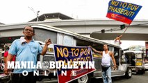 'Manibela' protest at Mendiola as part of their nationwide transport strike