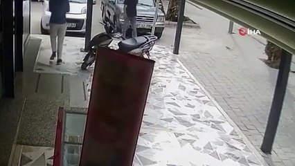 Incident de vol à Adana : le téléphone portable dans la torpille de la moto a été volé