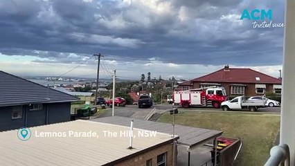 WATCH: Wind tears roof off apartment block at The Hill