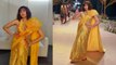 Lakme Fashion Week 2023: Adah Sharma Navratri Traditional Look में Ramp Walk,हाथ-पैर में आलता...