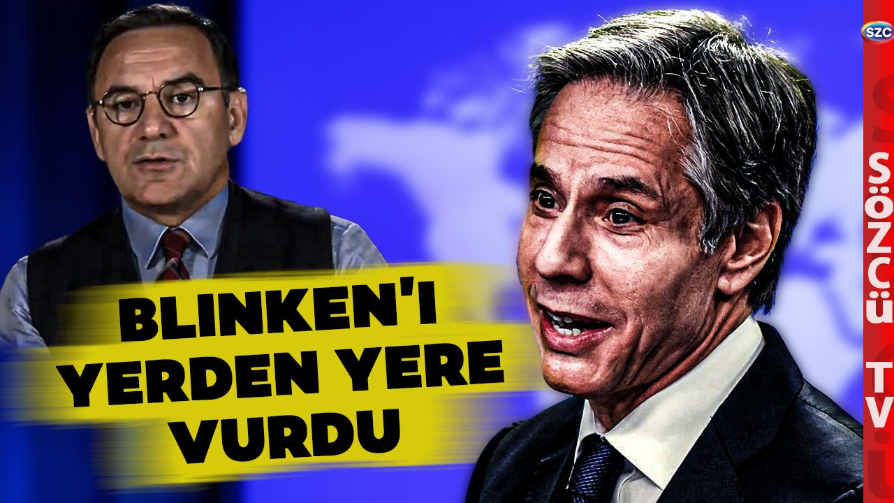 Deniz Zeyrek Blinken'ın İkiyüzlü Politikasını Yerden Yere Vurdu! Çarpıcı ABD Yorumu