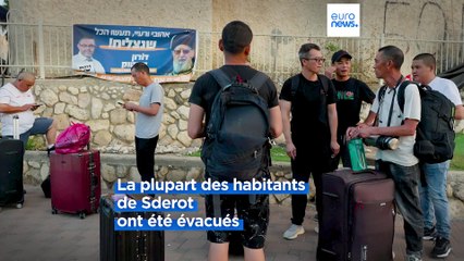 Sdérot quasi-vide avant l'offensive de Tsahal sur Gaza