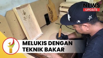 Melukis Dengan Teknik Bakar