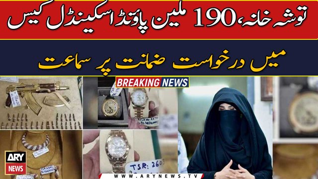 Court hears bail pleas in Toshakhana, 190mln pound scandal cases