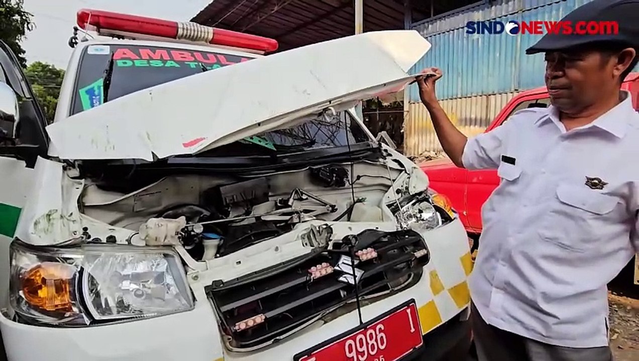 Ambulans Dibawa Kabur ODGJ saat Ditinggal Isi E-toll di Bogor