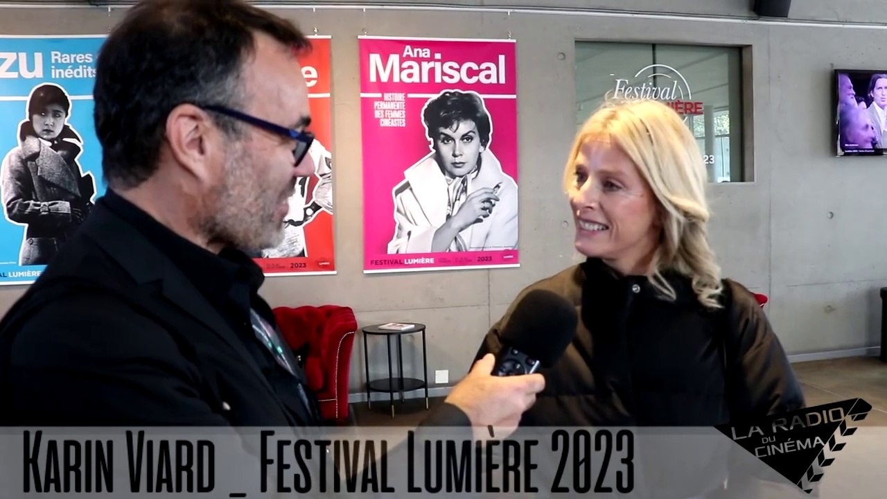 Karin Viard au Festival Lumière 2023, un festival exigeant et décontracté