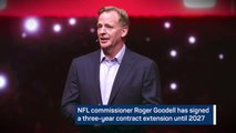 Breaking News - NFL commissioner Roger Goodell signs three-year extension