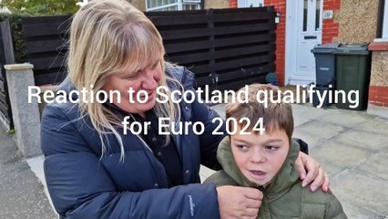 Reaction to Scotland qualifying for Euro 2024