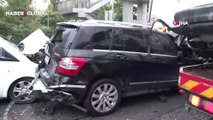 Üsküdar’da freni tutmayan TOMA kazaya neden oldu, 13 araç birbirine girdi