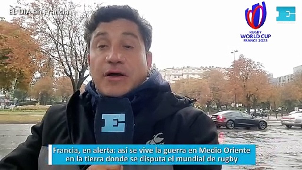 Francia, en alerta, así se vive la guerra en Medio Oriente en la tierra donde se disputa el mundial de rugby