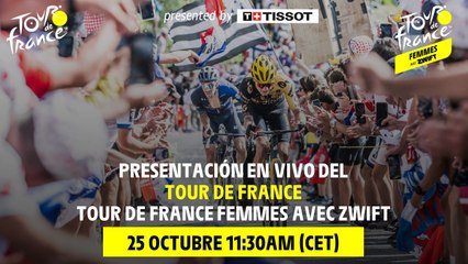 Presentación del Tour de France e del Tour de France Femmes avec Zwift 2024