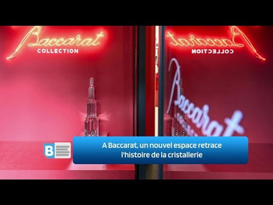 A Baccarat, un nouvel espace retrace l'histoire de la cristallerie