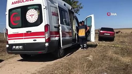 Tekirdağ'da çobanlar bir erkek cesedi buldu