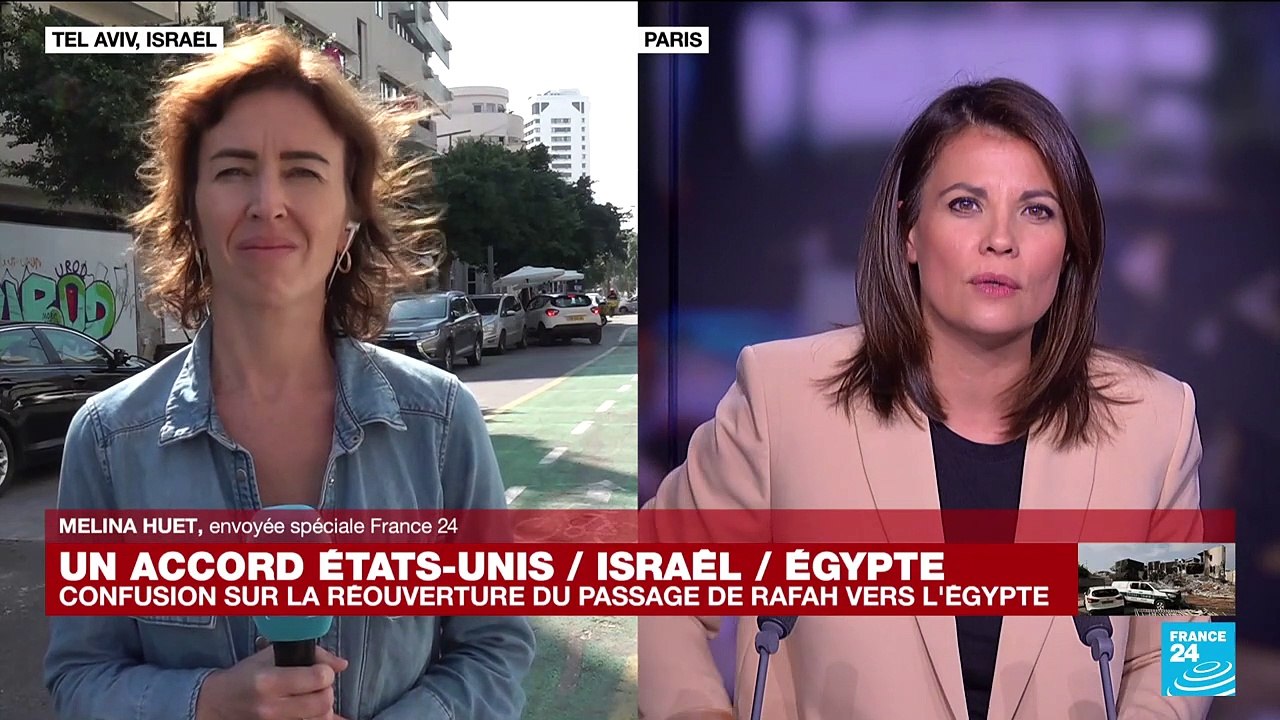 Guerre Israël-Hamas : confusion sur la réouverture du passage de Rafah vers l'Egypte