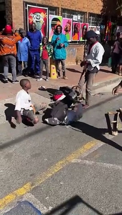 Artistes de rue sud-africains talentueux