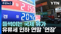 들썩이는 국제 유가...유류세 인하 연말까지 연장 / YTN