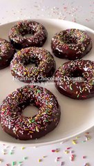 Healthier Chocolate Donuts