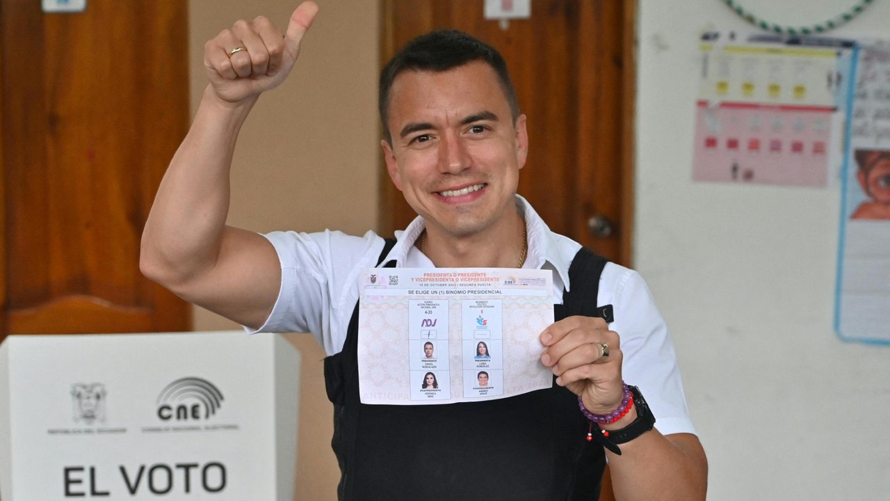 Rechter, 35-jähriger Millionär Daniel Noboa gewinnt Präsidentschaftswahl in Ecuador