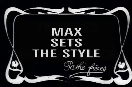 Max lance la mode 1912 Max Linder Film muet