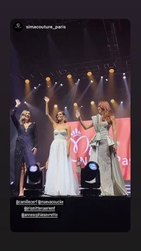 Camille Cerf, Iris Mittenaere et Maeva Coucke étaient les membres du jury pour l'élection de Miss Nors-pas-de-Calais. Instagram