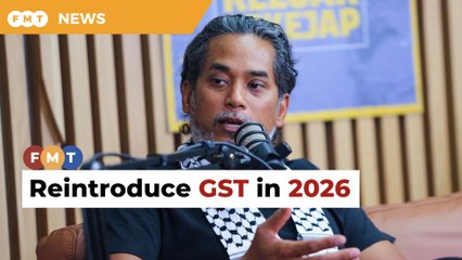 Bring back GST in 2026, says Khairy