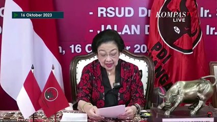[FULL] Pidato Lengkap Megawati Sapa Jajaran Pengurus PDIP di Peresmian Prasasti Bung Karno